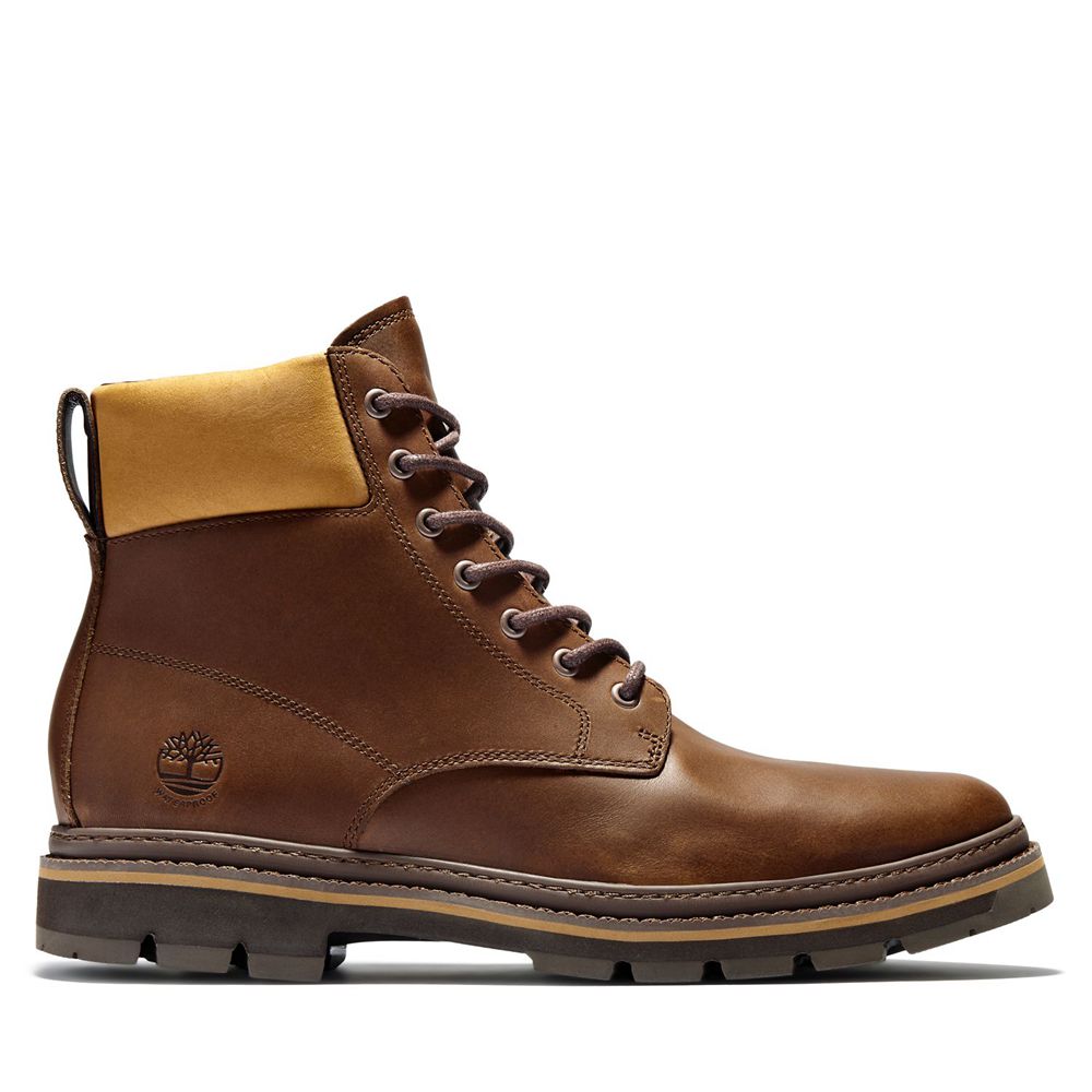 Bocanci De Zapada Timberland Barbati Maro - Port Union Waterproof Plain-Toe - Romania - MDTHGL896